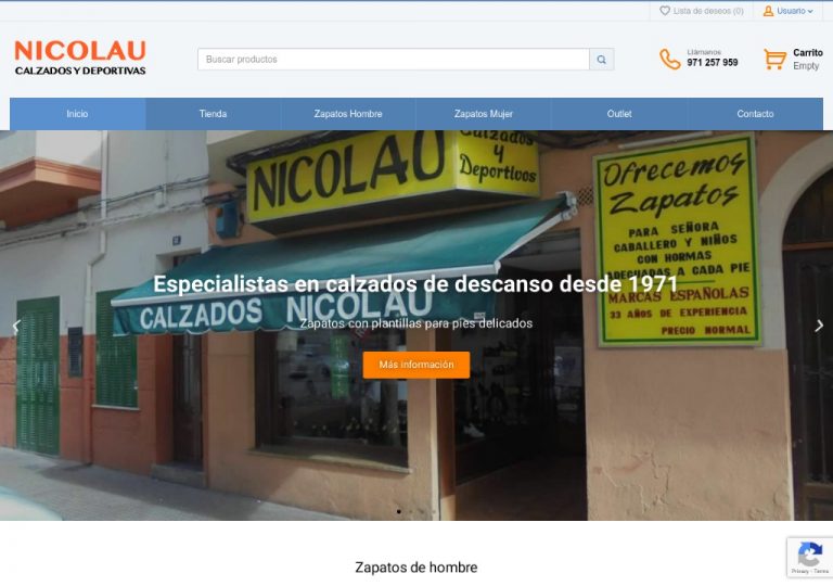 Calzados Nicolau – Zapatos cómodos en Palma de Mallorca – Tienda de zapatos y deportivas en Palma de Mallorca.