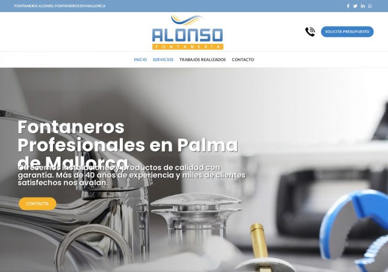 Fontanería Alonso, reformas y reparaciones en Mallorca
