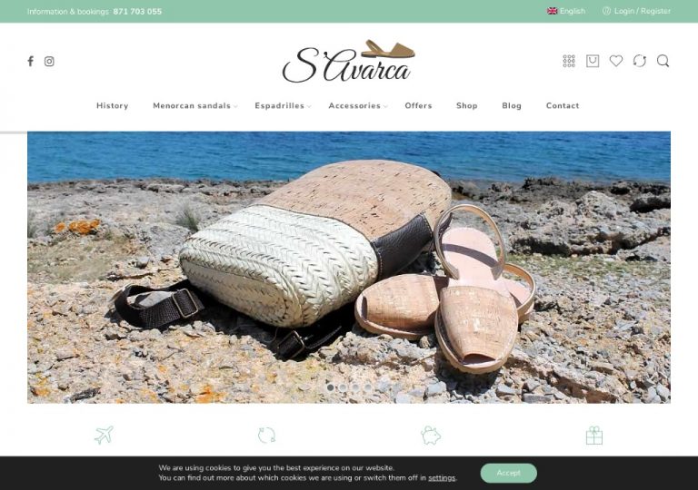 Tienda especializada en Avarcas, sandalias y alpargatas menorquinas