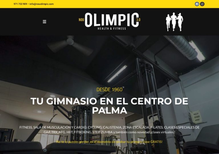NouOlimpic Tu Gimnasio en el centro de Palma de Mallorca