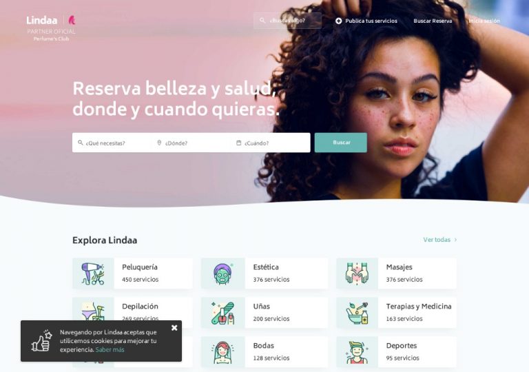 Plataforma de reserva de servicios de belleza y salud