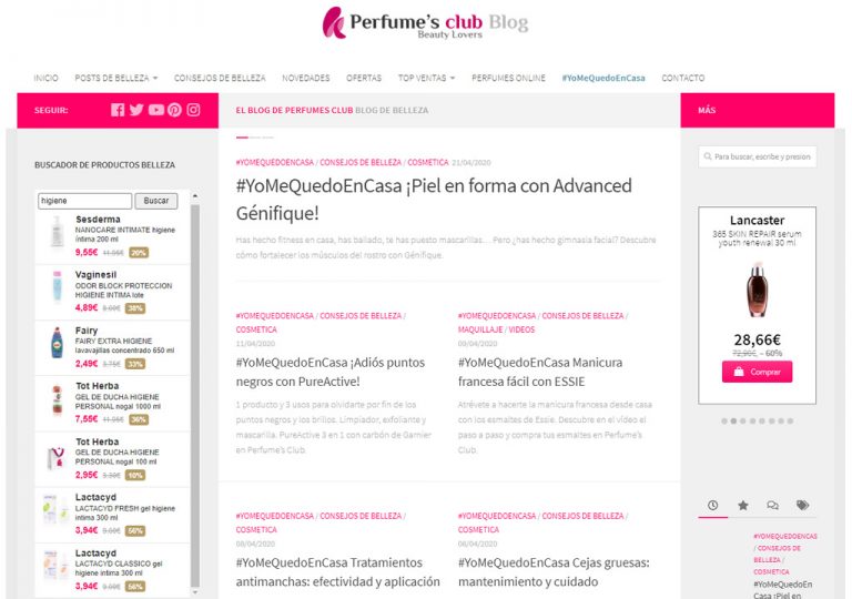 El blog de perfumes club, tu tienda de perfumes y cosmética