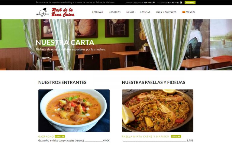 Racó de la bona cuina, tu restaurantes de menús en el centro de palma