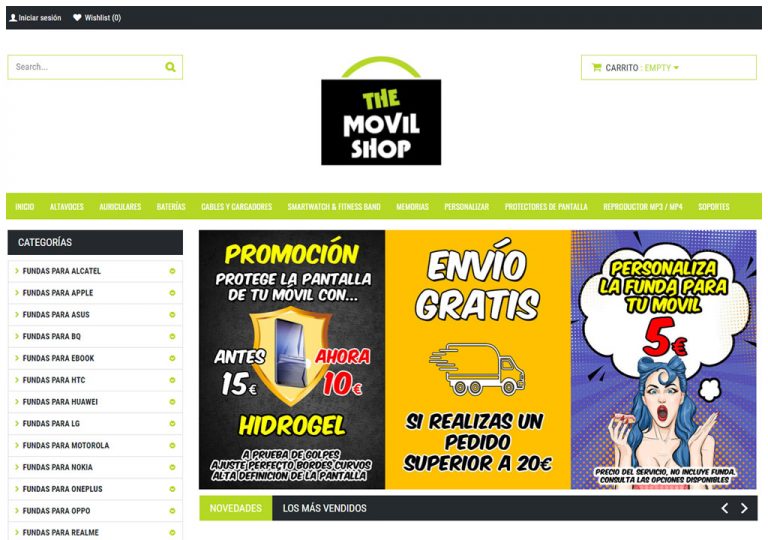 themovilshop. tu tienda de fundas y accesorios para el móvil