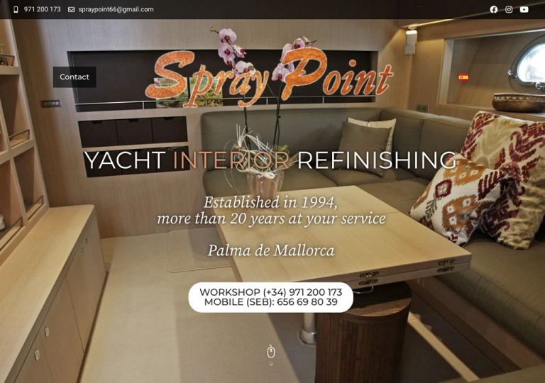 Acabados de interiores de yates en Mallorca
